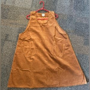 XL Brown Corduroy Dress